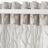 GLESGRÖE Sheer curtains, 1 pair, grey/with heading tape, 145x300 cm