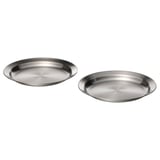 GRILLTIDER Side plate, stainless steel, 20 cm