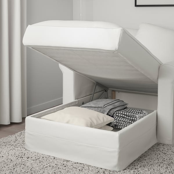 GRÖNLID chaise longue, Inseros white IKEA