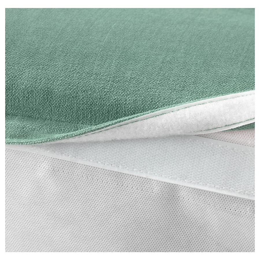 GRÖNLID footstool with storage, Ljungen light green IKEA