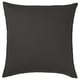 GURLI Cushion cover, dark grey, 65x65 cm