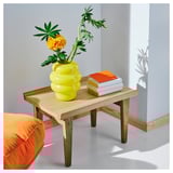 GUTTANE Side table, oak, 58x39 cm