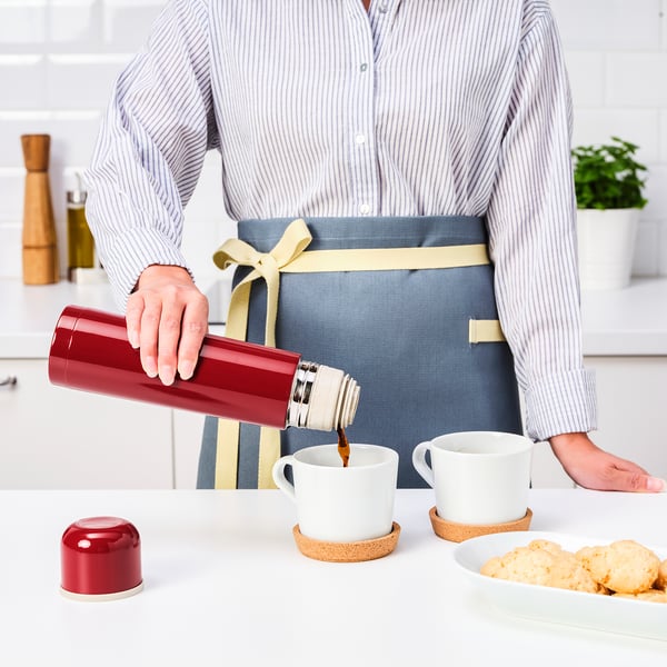 HÄLSA Steel vacuum flask, red, 0.5 l