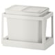 Option: HÅLLBAR Waste sorting solution, with pull-out/light grey, 22 l