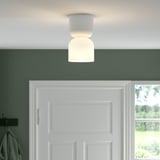 HAMNFYR Ceiling lamp, white, 14 cm