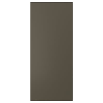 HAVSTORP door: dark brown, rectangular, smooth surface, acrylic paint & fiberboard.