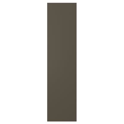 HAVSTORP cabinet in dark brown/beige with clean lines and smooth surface.