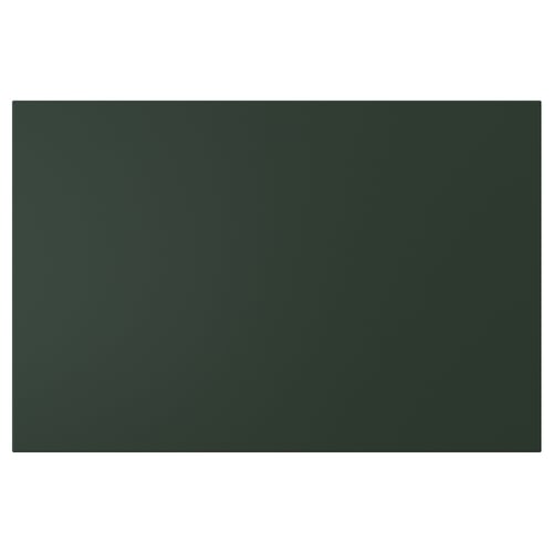 HAVSTORP: deep green cabinet, rectangular, smooth finish.