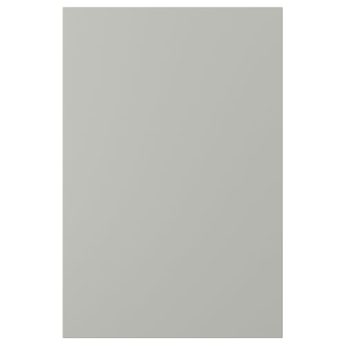 HAVSTORP light grey kitchen cabinet door, rectangular, smooth acrylic finish.