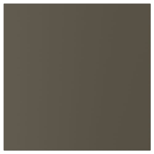 HAVSTORP door in dark brown/beige with clean lines and smooth surface.