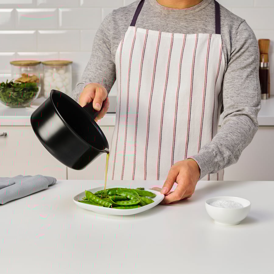 HEMLAGAD saucepan, black, 1 l IKEA