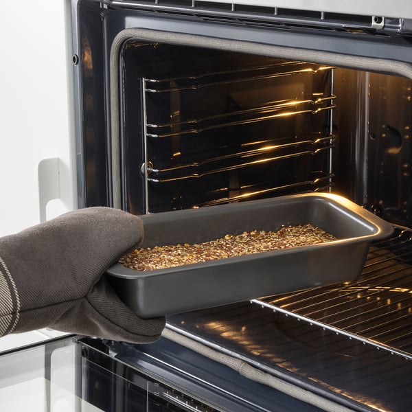 HEMMABAK Loaf tin, grey, 1.8 l