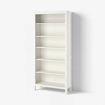 HEMNES Bookcase, white stain, 90x197 cm