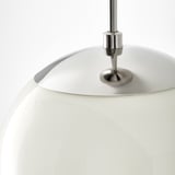 HÖLJES Pendant downlighter, white, 25 cm