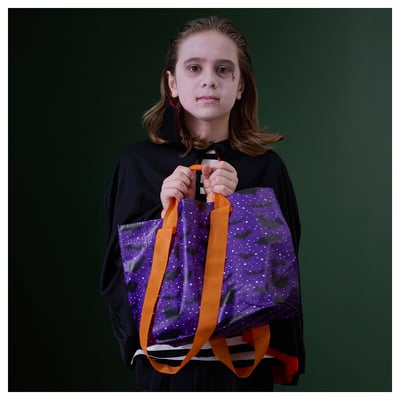 HÖSTAGILLE Bag, bat lilac, 27x18x27 cm/13 l
