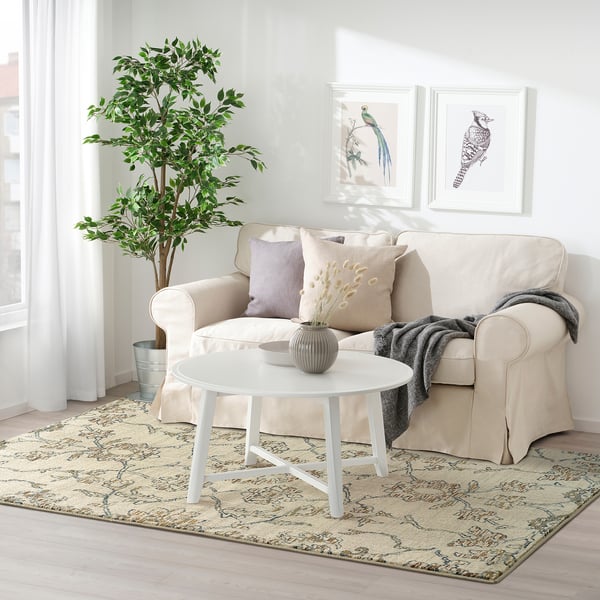 HOLSTEBRO Rug, low pile, beige, 160x240 cm