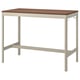 IDÅSEN rectangular conference table, beige/light wood, metal & wood, sleek & simple.