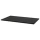 An idaasen black rectangular table top with smooth surface and simple design.