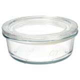 IKEA 365+ Food container with lid, glass, 400 ml