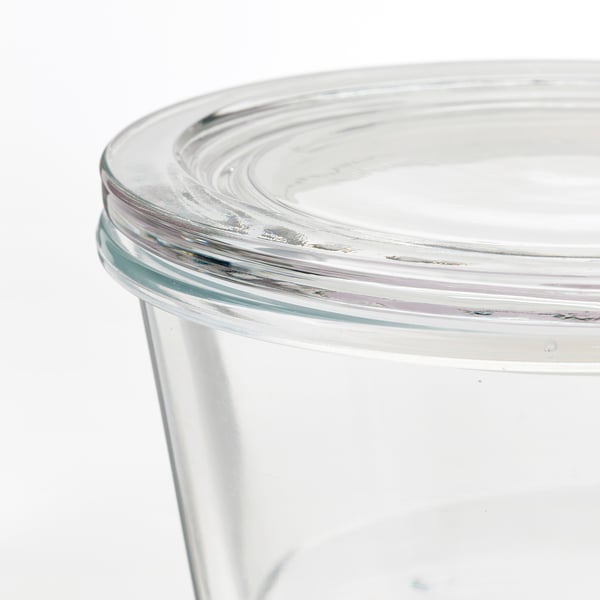 IKEA 365+ Food container with lid, glass, 600 ml