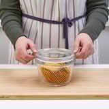 IKEA 365+ Food container with lid, glass, 600 ml