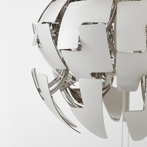 IKEA PS 2014 Pendant lamp, white/silver-colour, 52 cm