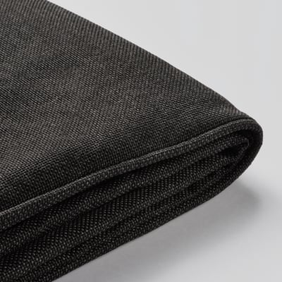 JÄRPÖN Cover for seat cushion, outdoor anthracite, 62x62 cm