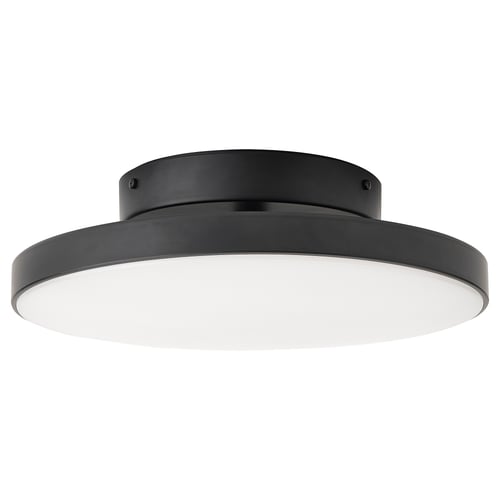 KABOMBA ceiling lamp, black metal & plastic, round shape, bright led light, modern art deco design.
