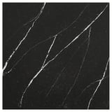 KASKER Custom made worktop, black white marble effect/quartz, 1 m²x2.0 cm