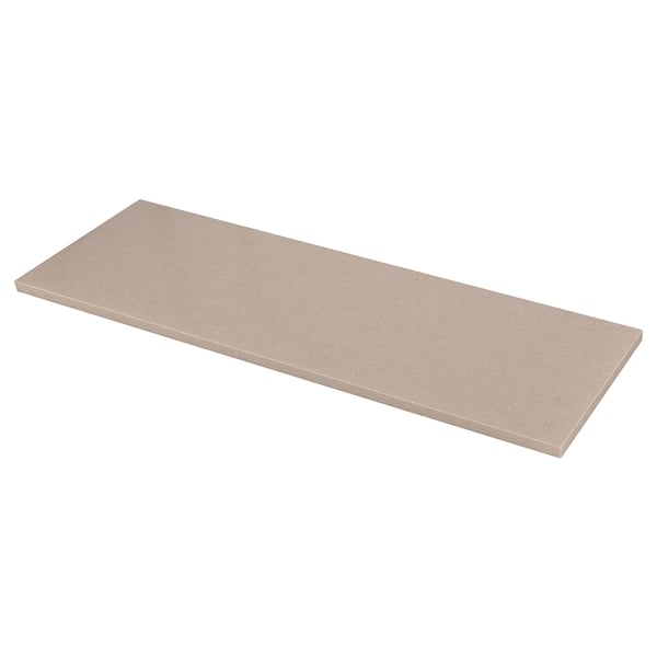 KASKER Custom made worktop, dark beige marble effect/quartz, 1 m²x4.0 cm