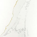 KASKER Custom made worktop, white/grey-beige marble effect/quartz, 1 m²x4.0 cm