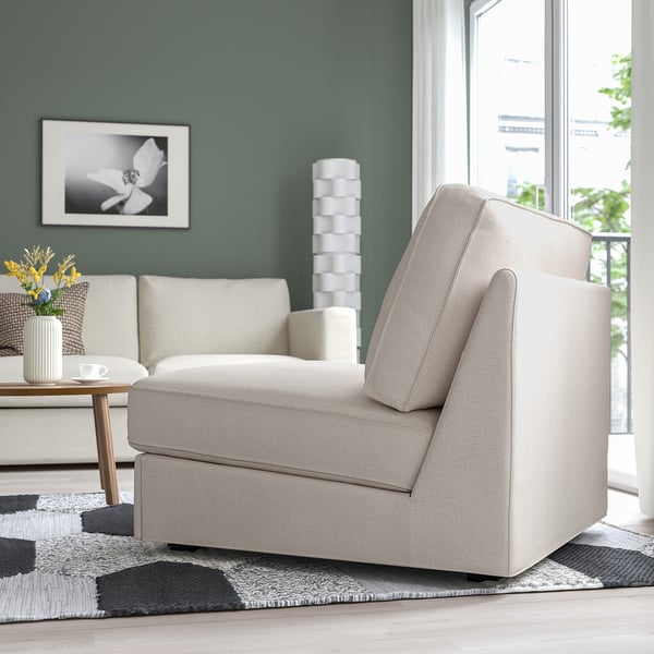 KIVIK 1-seat sofa-bed, Tresund light beige