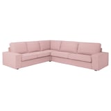 KIVIK Corner sofa, 5-seat, Gunnared light brown-pink