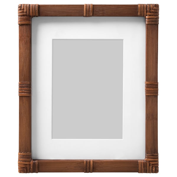 KLIBBAL Frame, brown, 21x30 cm