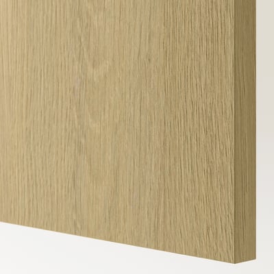 KNOXHULT High cabinet with doors, oak effect, 60x31x228 cm