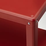 KOLBJÖRN Shelving unit in/outdoor, brown-red, 80x81 cm