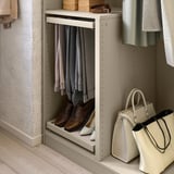 KOMPLEMENT Divider for frames, grey-beige, 75-100x58 cm