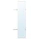 KOMPLEMENT Pull-out mirror, white, 28x130 cm