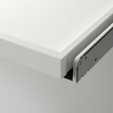 KOMPLEMENT Pull-out tray with shoe insert, white/light grey, 100x35 cm