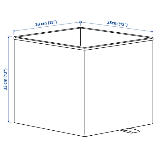 Illustration with measurements for the product: KOSINGEN.