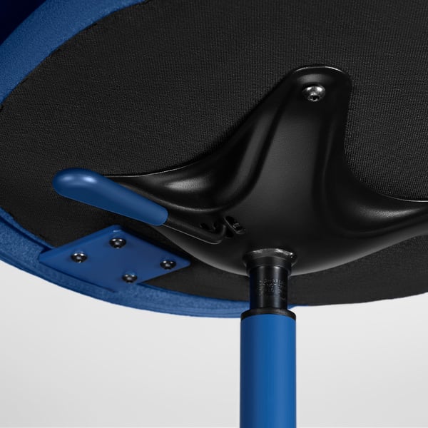 KRYLBO Swivel chair, Tonerud blue