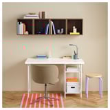 KRYLBO Swivel chair, Tonerud dark beige