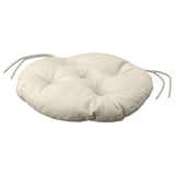 KUDDARNA Chair cushion, outdoor, light grey-beige, 35 cm