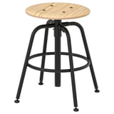 KULLABERG Stool, pine/black