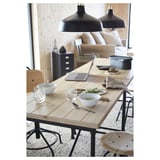 KULLABERG Stool, pine/black