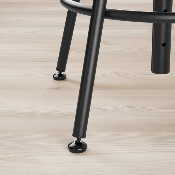KULLABERG Stool, pine/black