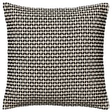 KUSTFLY Cushion cover, beige/black, 50x50 cm