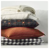 KUSTGRAN Cushion cover, anthracite, 40x58 cm