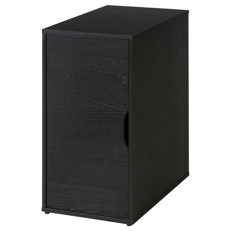 LAGKAPTEN / ALEX desk, blackbrown/black, 200x60 cm IKEA