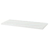 LAGKAPTEN Table top, grid/multicolour, 120x60 cm